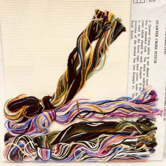 Janlynn Kitties and Flower Pots" Cross Stitch Kit - New/Sealed (1991) - Picture 6 of 6